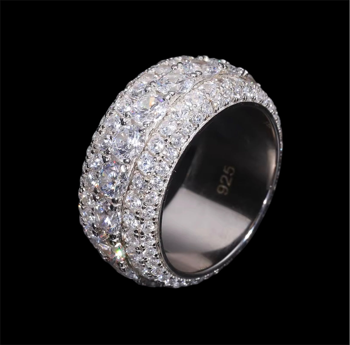 Bague Moissanite Coupe Ronde - Solitaire