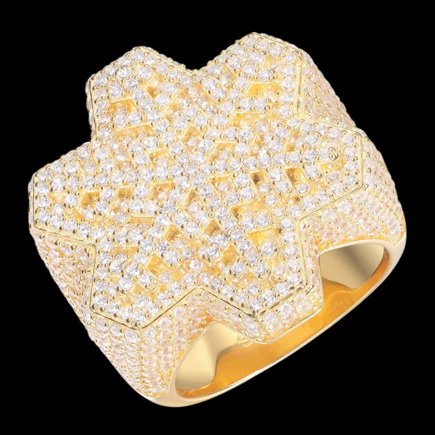 Bague Flocon Artique En Moissanite - Solitaire