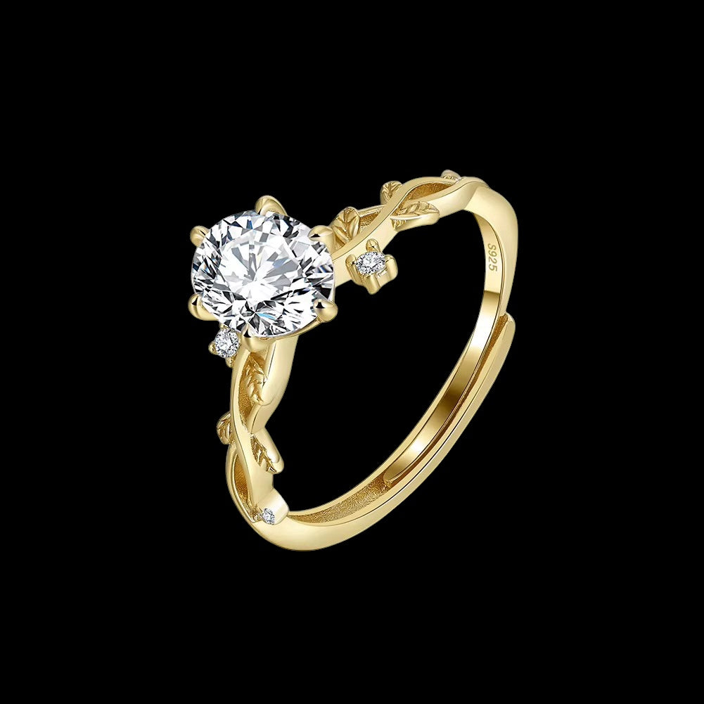 Bague Ivy Ovale en Argent S925