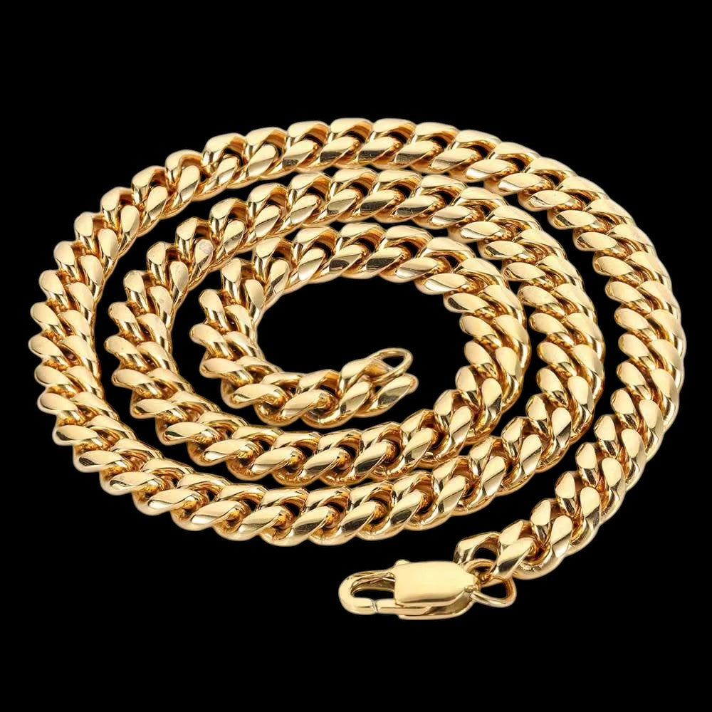 Chaîne Cuban link stainless steel - Solitaire