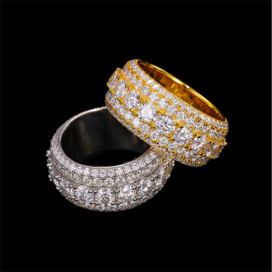 Bague Moissanite Coupe Ronde - Solitaire