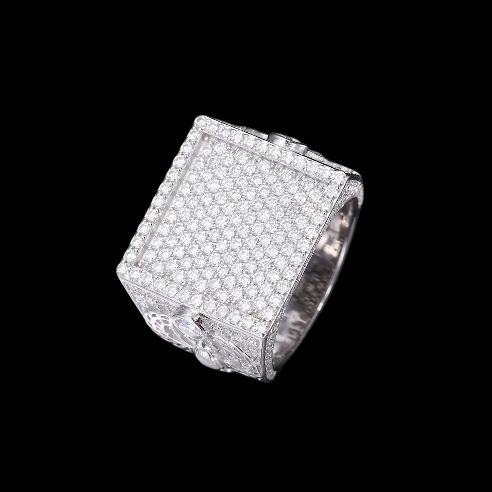 Bague Coupe Rectangle En Moissanite - Solitaire