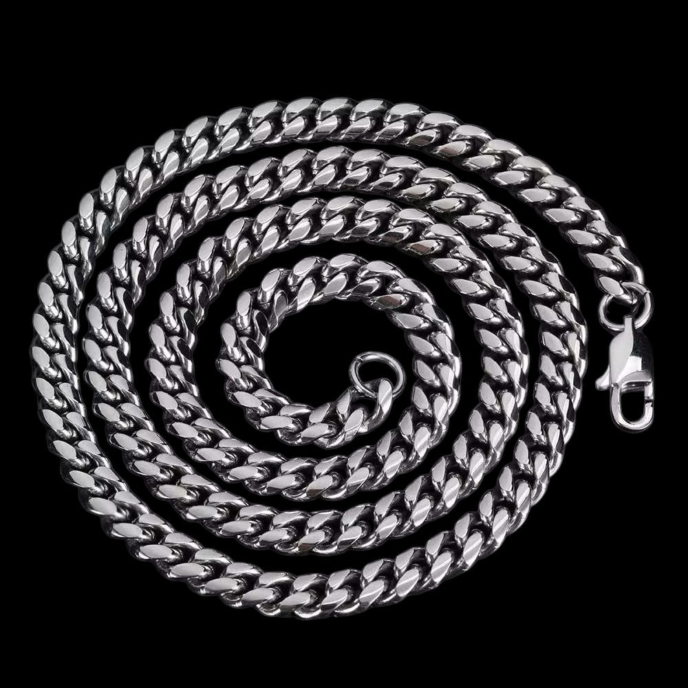 Chaîne Cuban link stainless steel - Solitaire