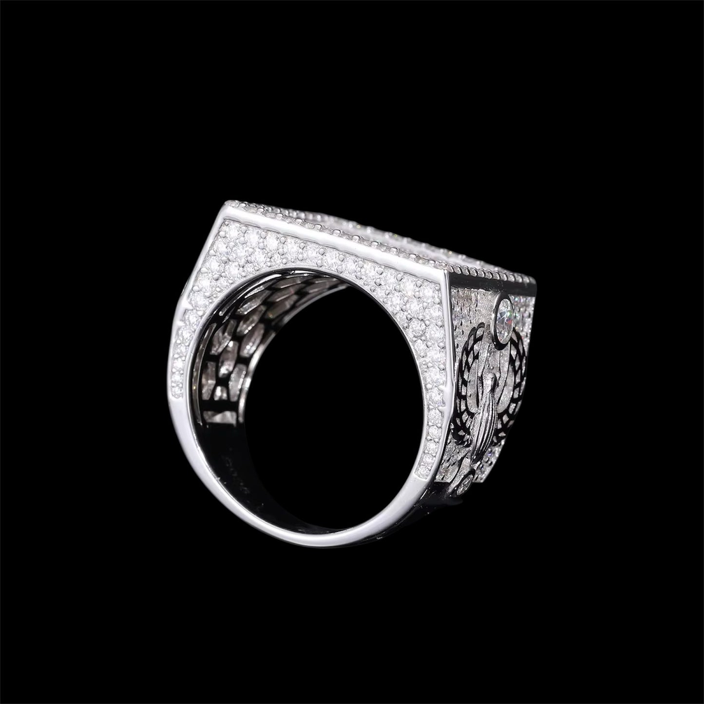Bague Coupe Rectangle En Moissanite - Solitaire