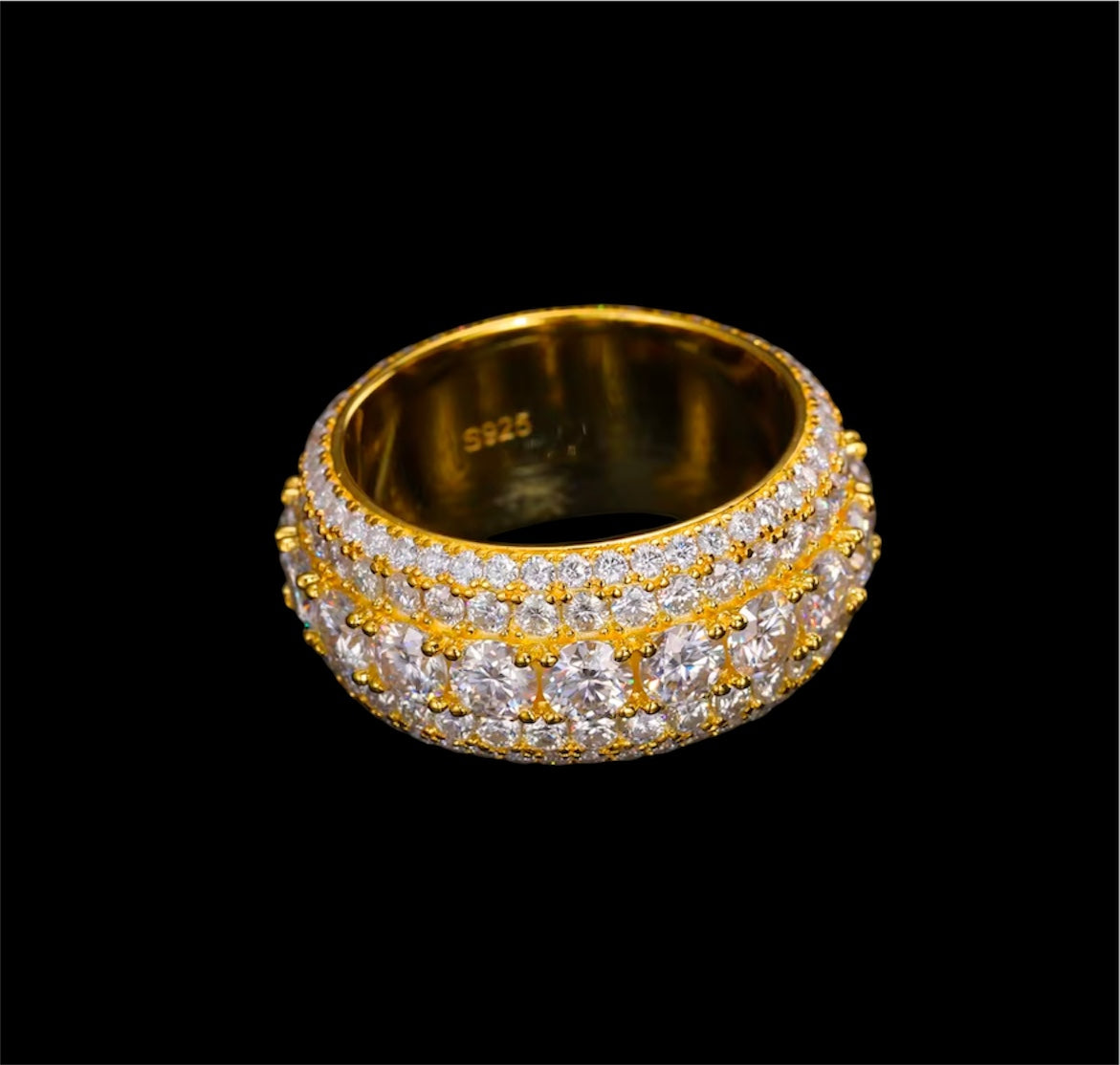 Bague Moissanite Coupe Ronde - Solitaire