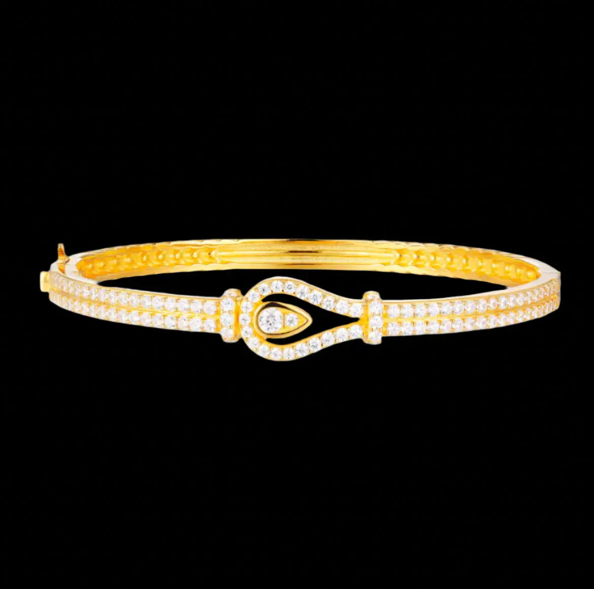 Moissanite water drop bracelet Solitaire
