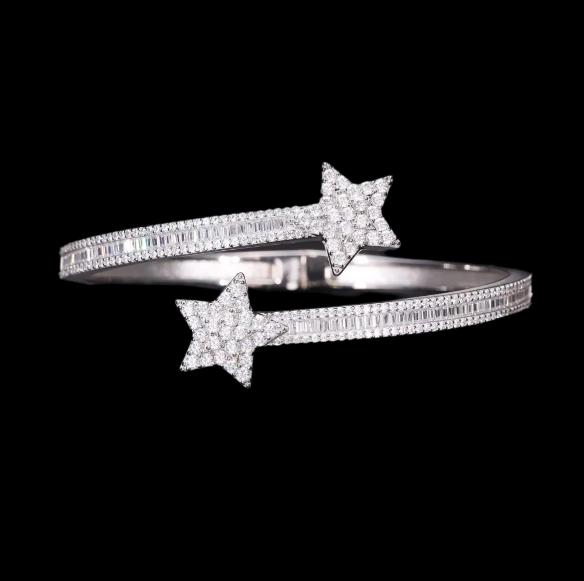 Bracelet Étoile En Moissanite - Solitaire
