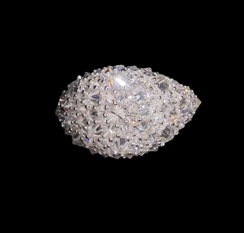 Bague Reversed Stones En Moissanite - Solitaire