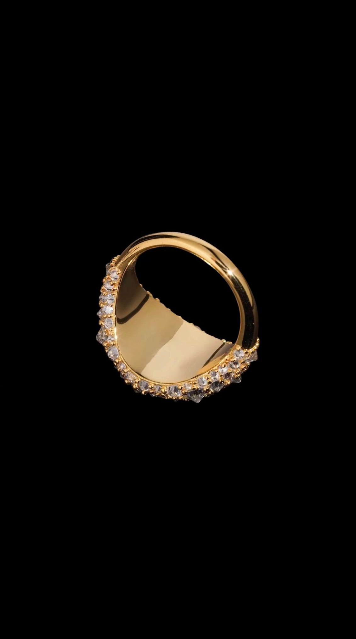 Bague Reversed Stones En Moissanite - Solitaire