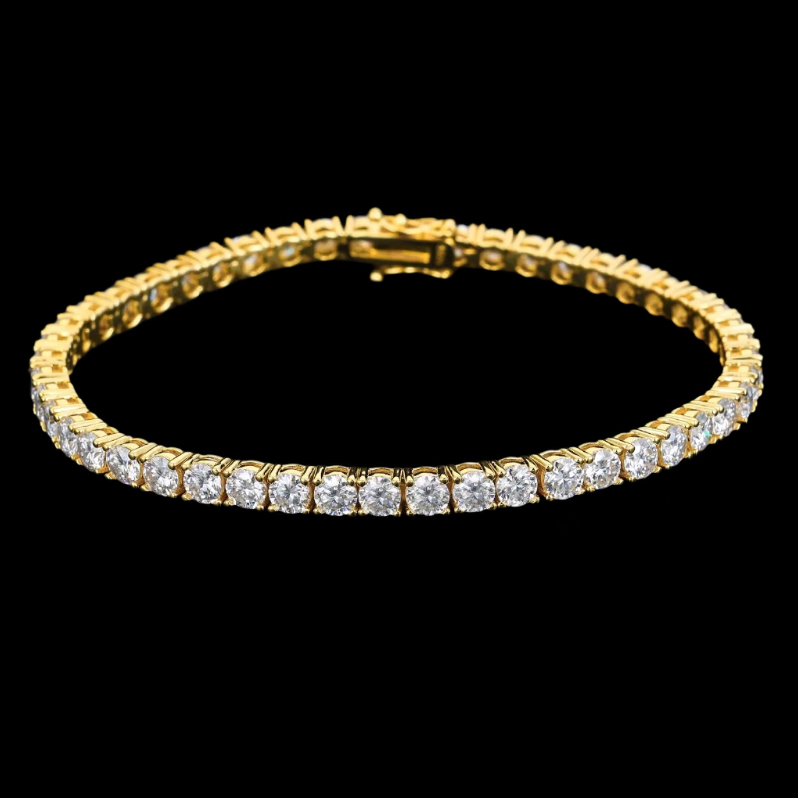 Bracelet Tennis En Moissanite - Solitaire