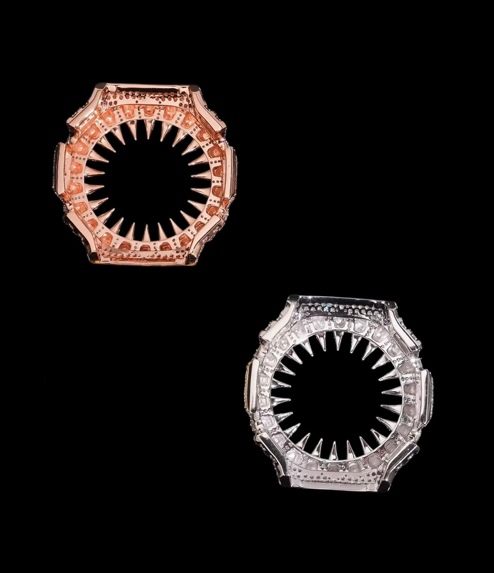 Bezel Casioak Sunburst Iced Out - Solitaire