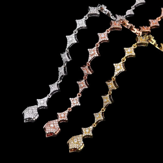 Bracelet Étoile Filante En Moissanite