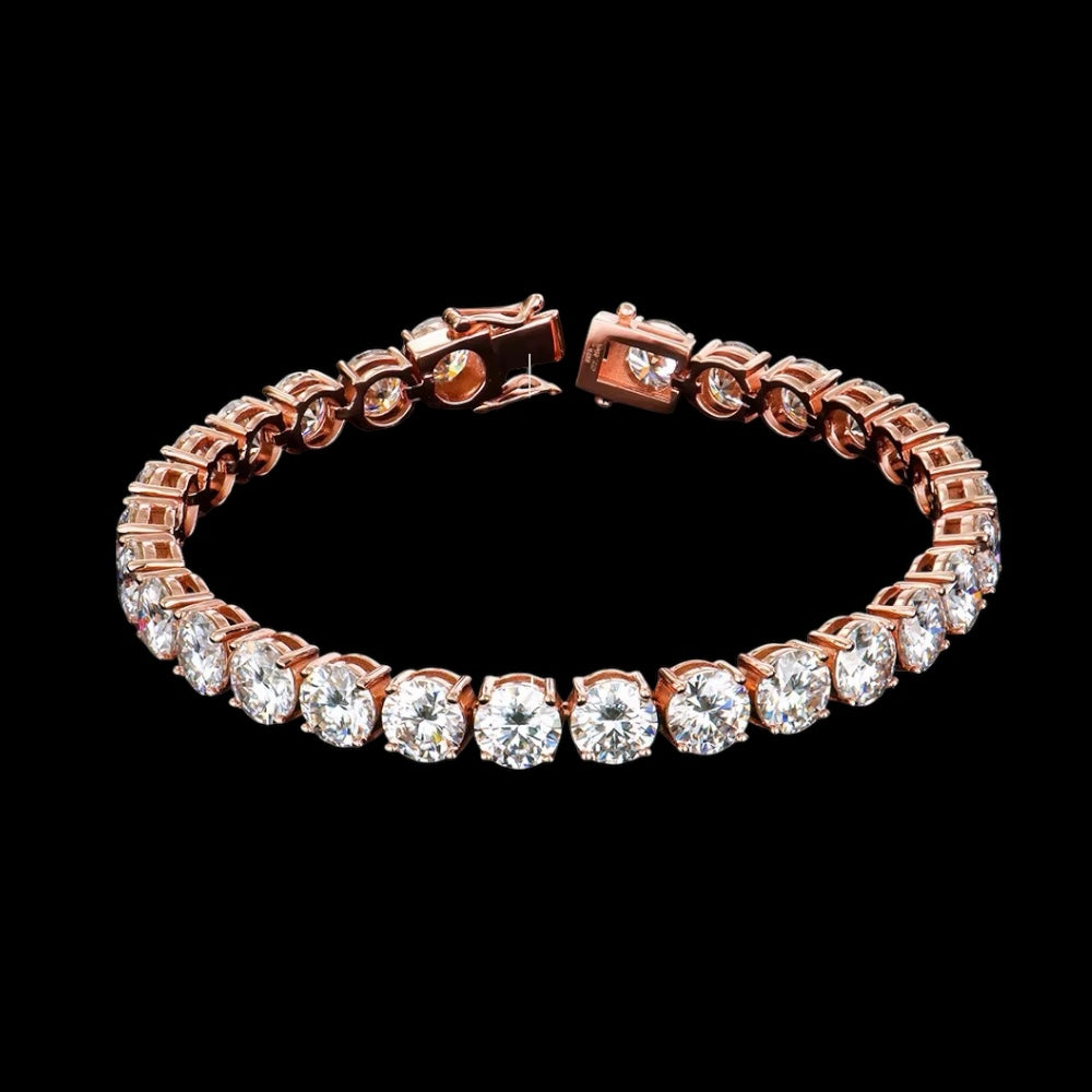 Bracelet Tennis En Moissanite - Solitaire