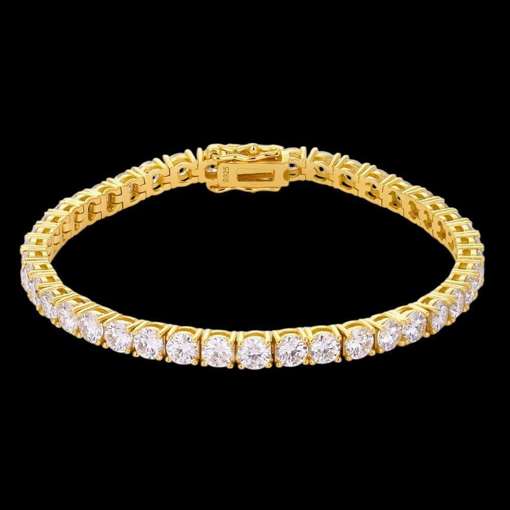 Bracelet Tennis En Moissanite - Solitaire