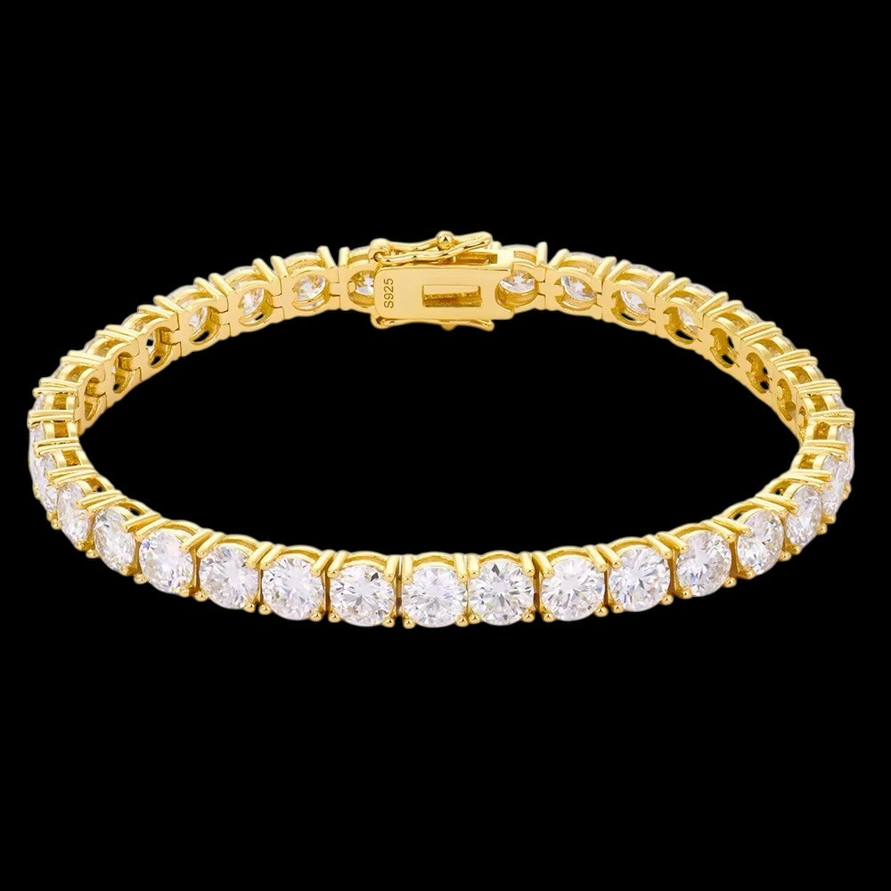 Bracelet Tennis En Moissanite - Solitaire