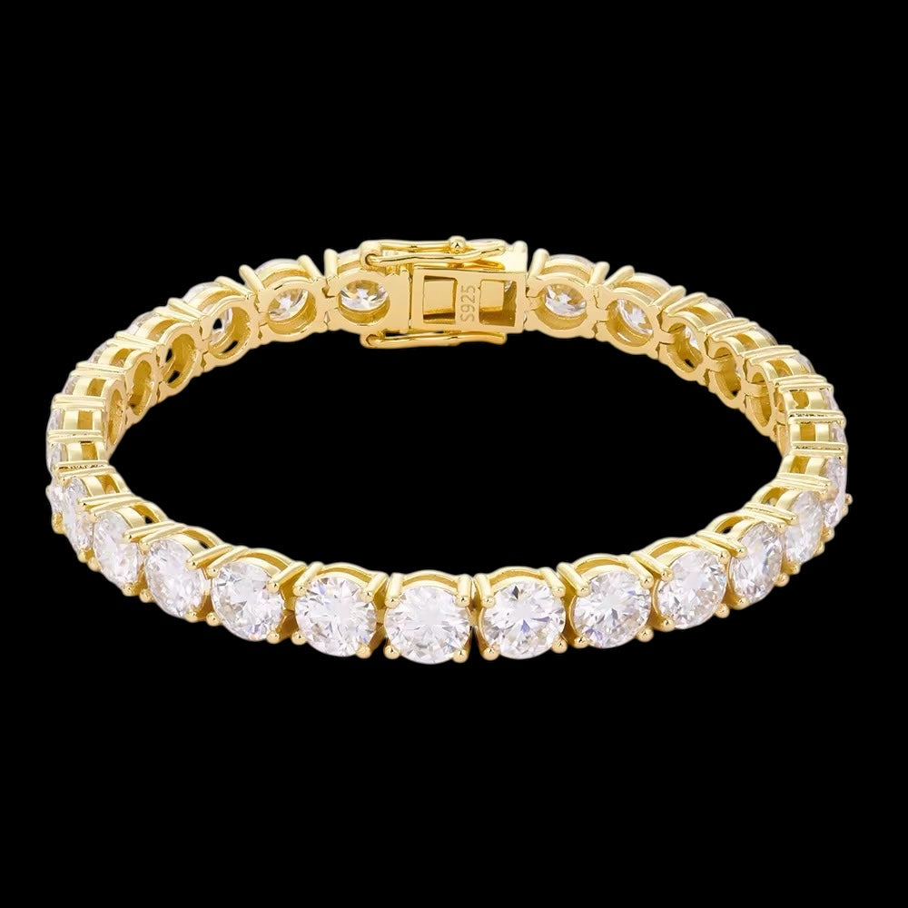 Bracelet Tennis En Moissanite - Solitaire