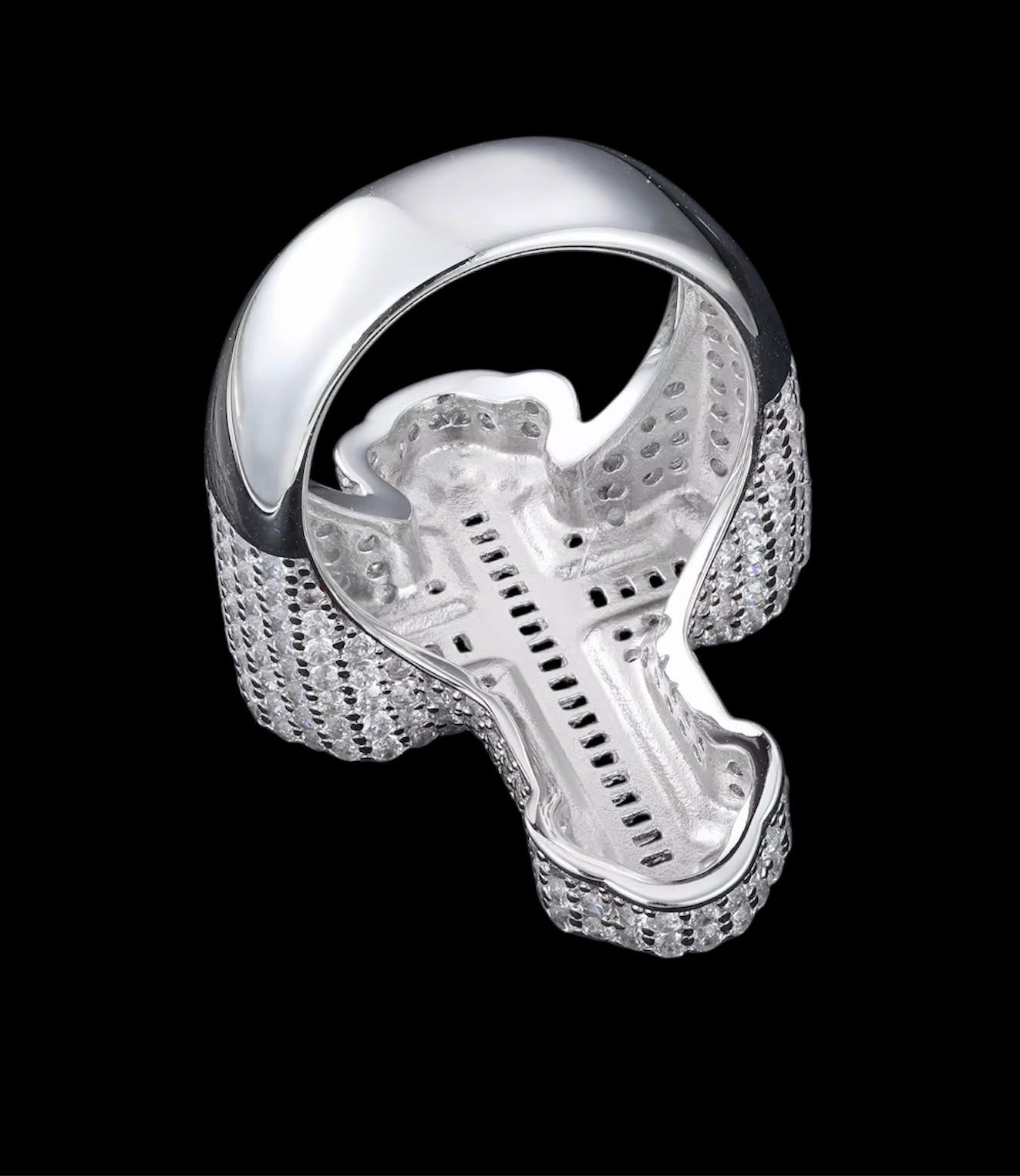 Bague Croix Céleste En Moissanite