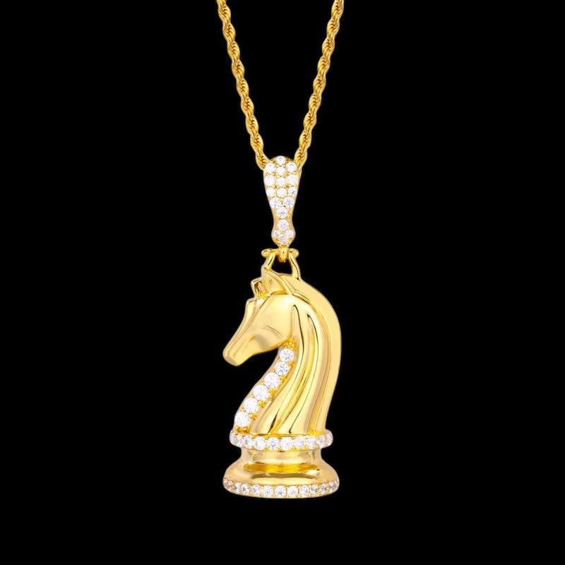 Pendentif Empire Plug En Moissanite - Solitaire