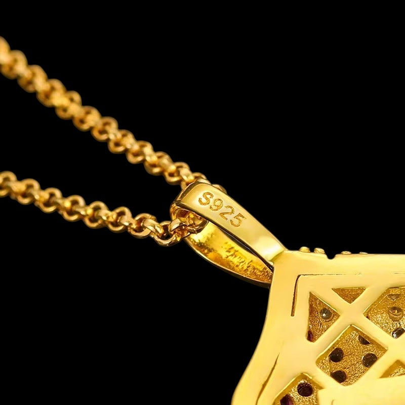 Pendentif Le Cup En Moissanite - Solitaire