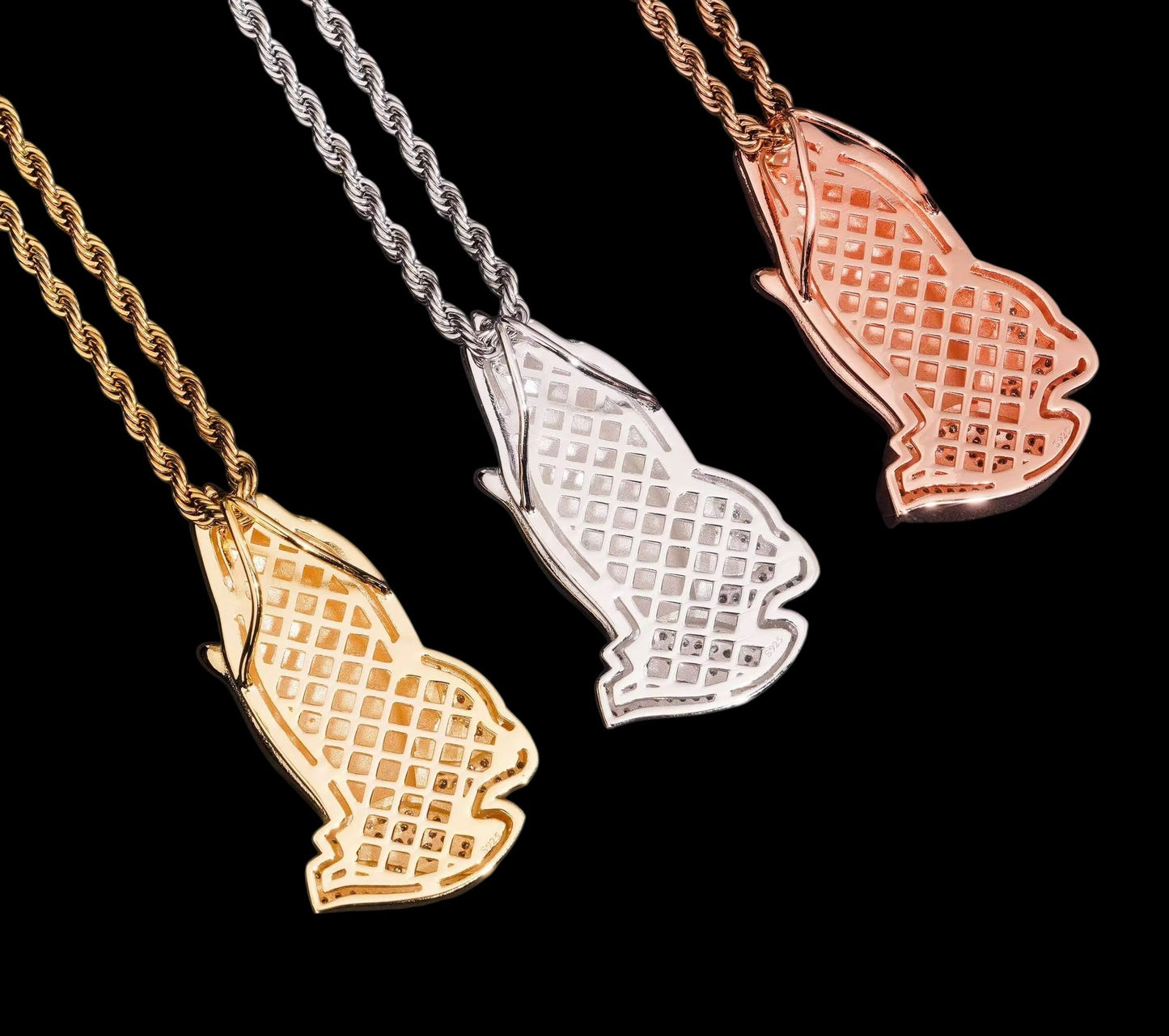 Pendentif Le Blessing En Moissanite - Solitaire