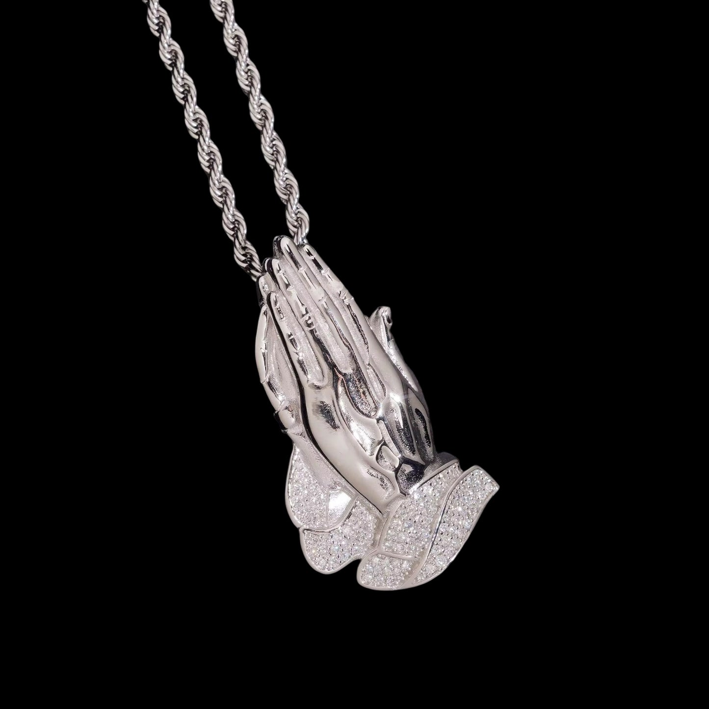 Pendentif Le Blessing En Moissanite - Solitaire
