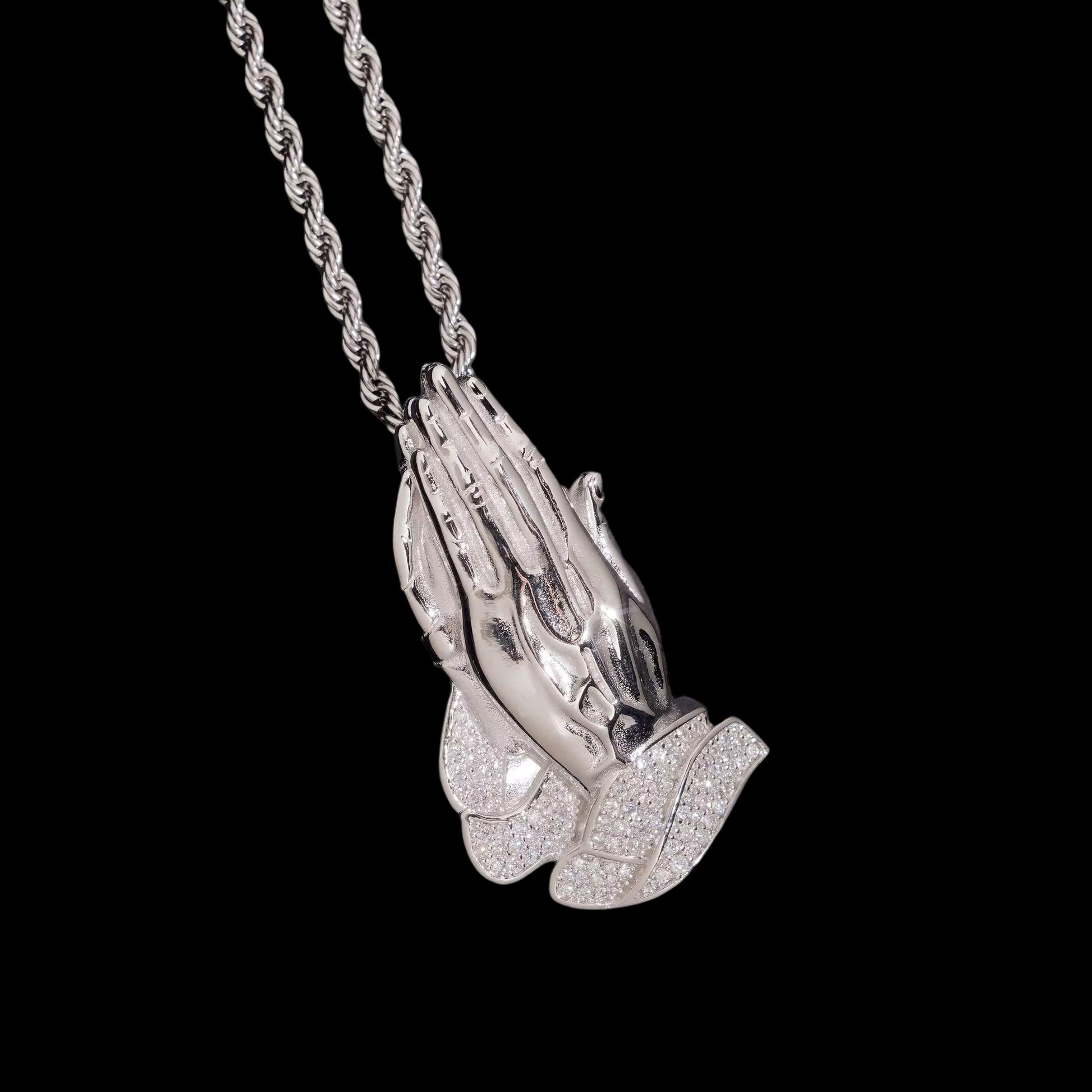 Pendentif Le Blessing En Moissanite - Solitaire