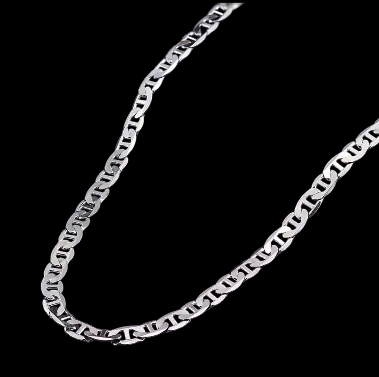 Chaîne Marine Link En Argent S925 - Solitaire