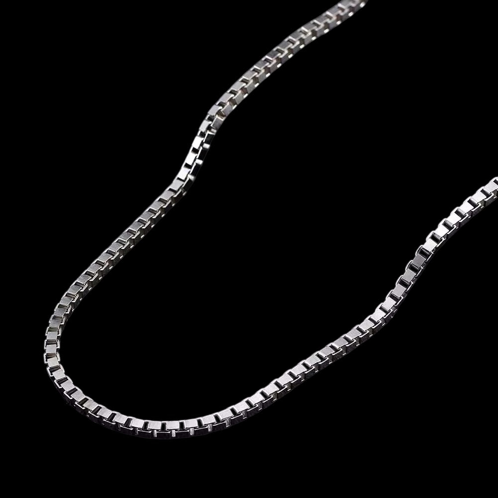 Chaîne Box Chain En Argent S925 - Solitaire