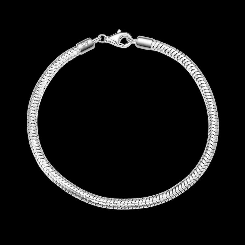 Bracelet Royal Snake En Argent S925 - Solitaire