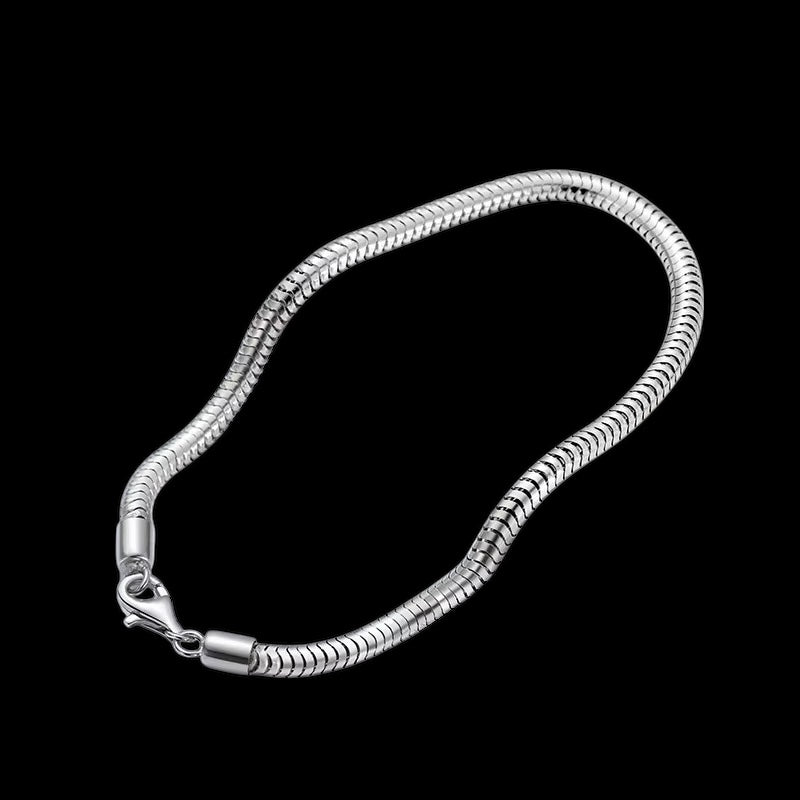 Bracelet Royal Snake En Argent S925 - Solitaire