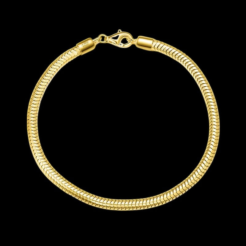 Bracelet Royal Snake En Argent S925 - Solitaire