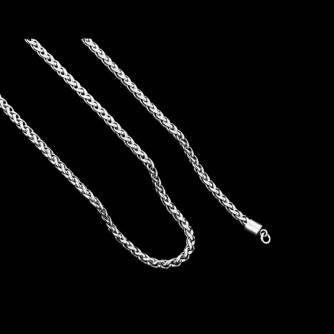 Chaîne Maille De Blé En Acier Inoxydable - Solitaire
