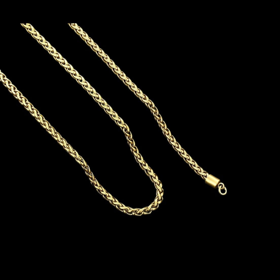 Chaîne Maille De Blé En Acier Inoxydable - Solitaire