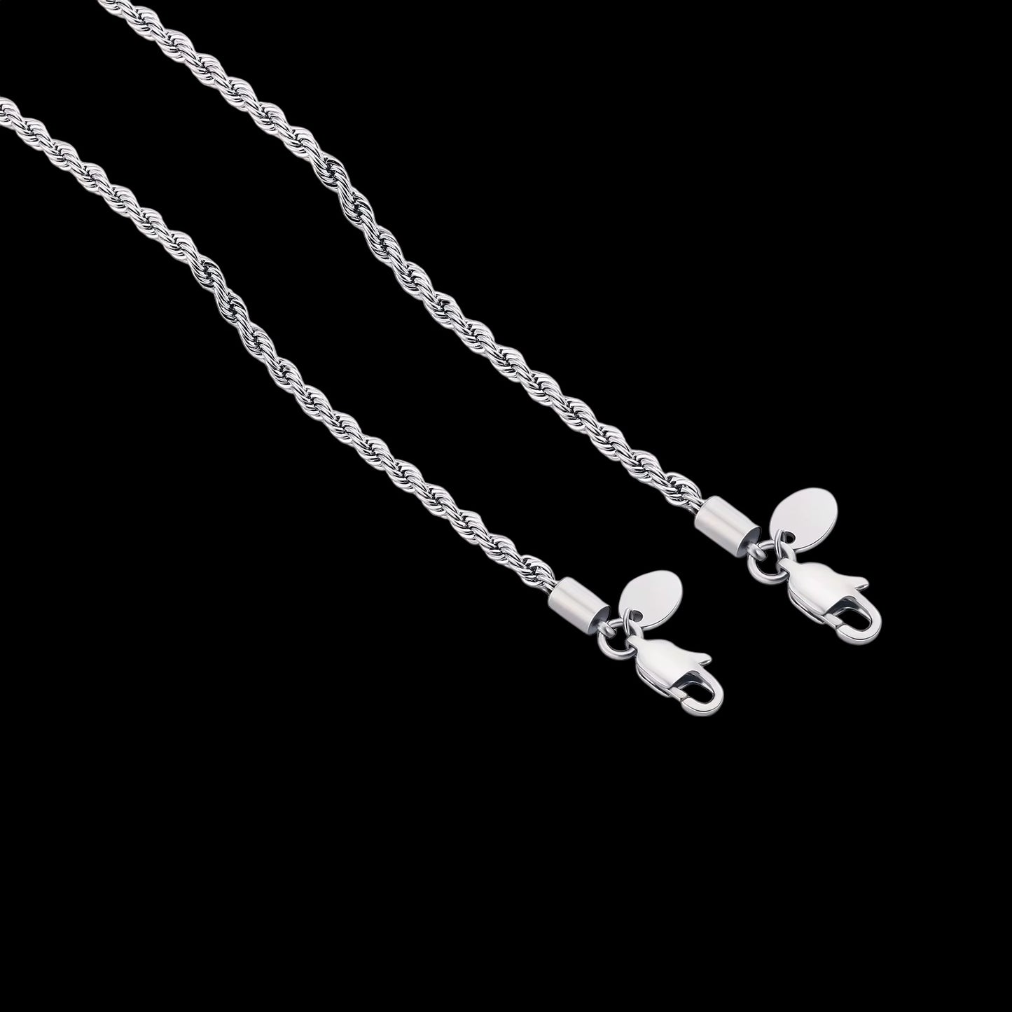 Bracelet Torsadé En Acier Inoxydable - Solitaire