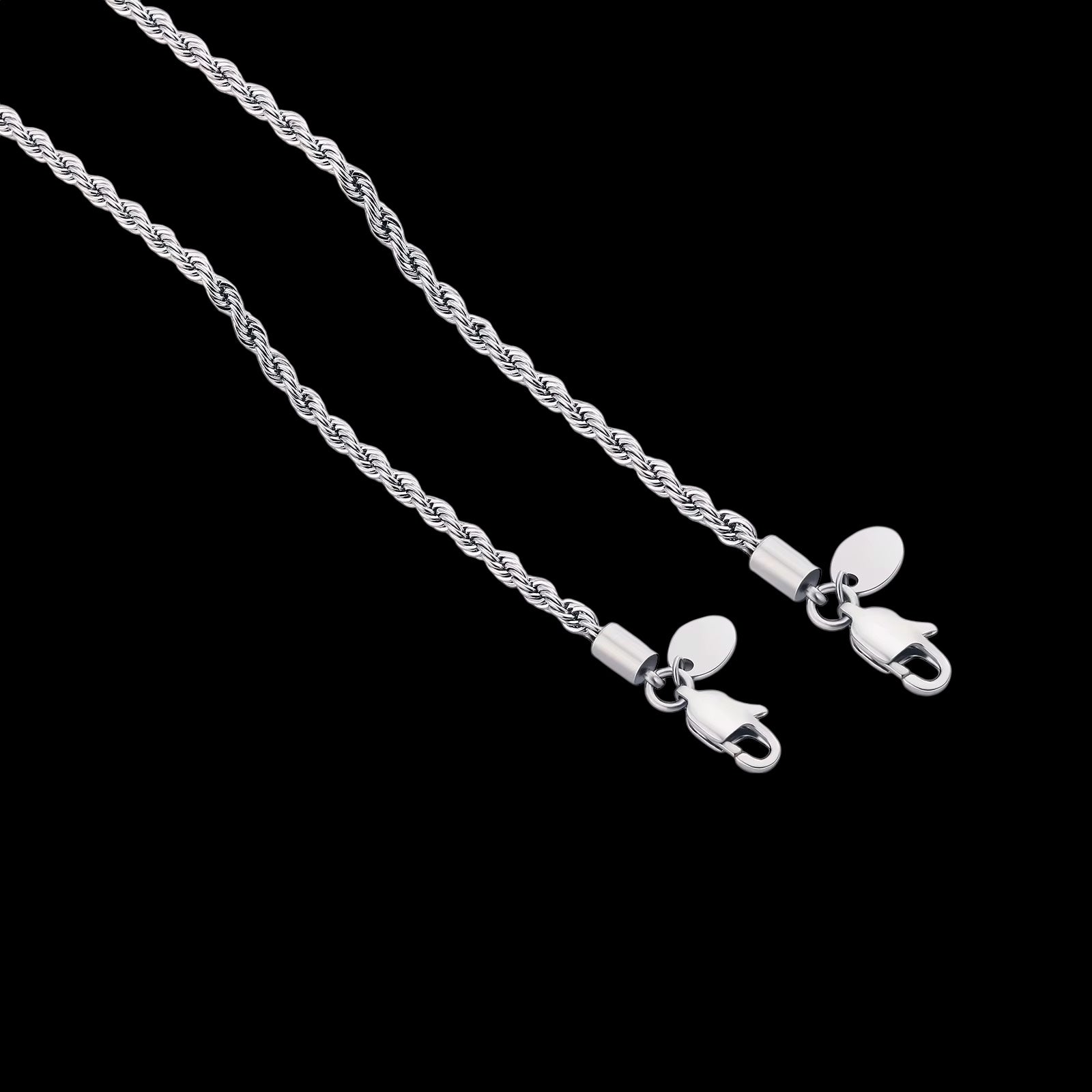 Bracelet Torsadé En Acier Inoxydable - Solitaire