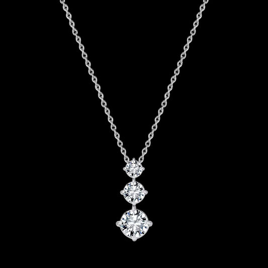 Chaîne Triple Rang Rond En Acier Inoxydable - Solitaire
