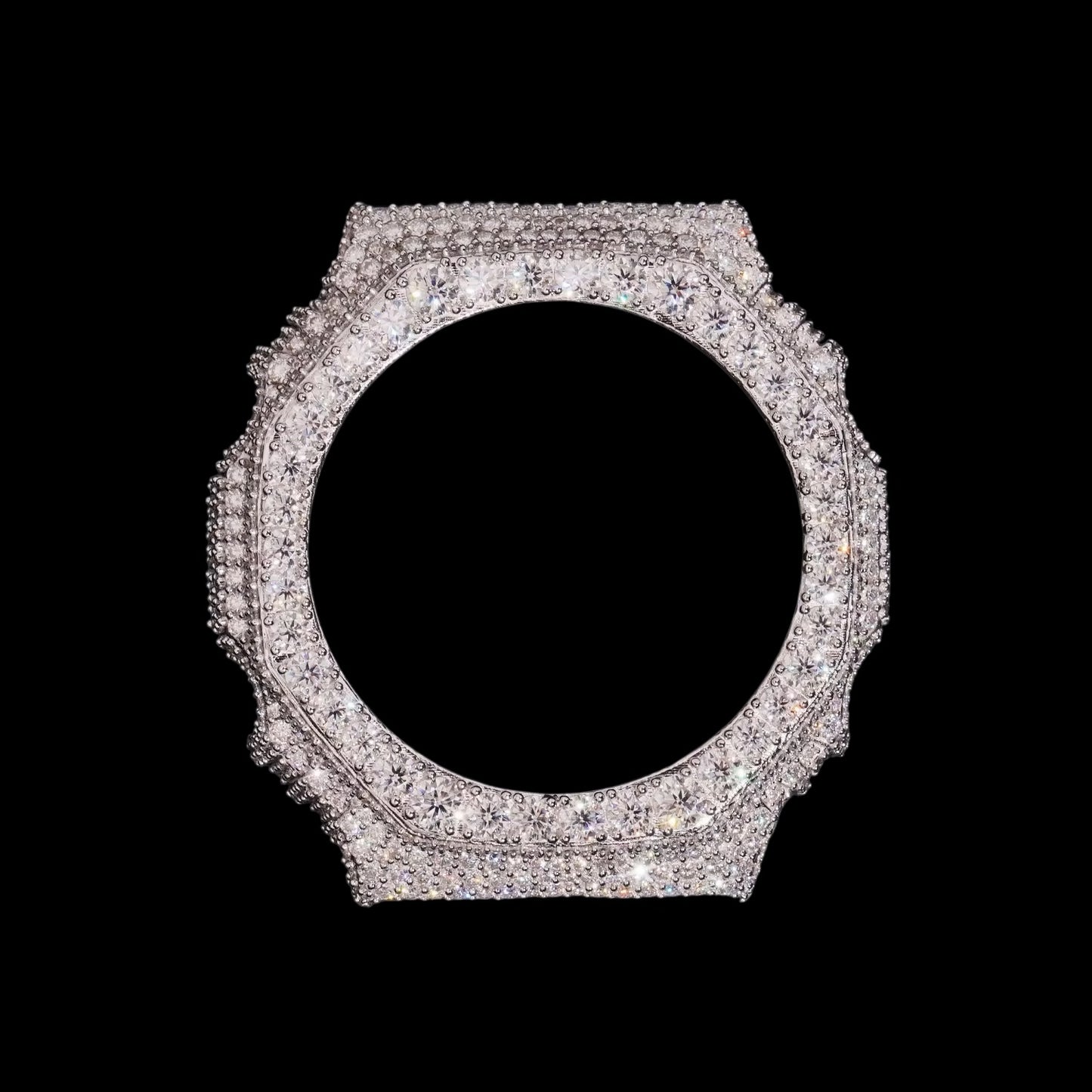 Bezel Halo Solitaire Casioak Iced Out - Solitaire