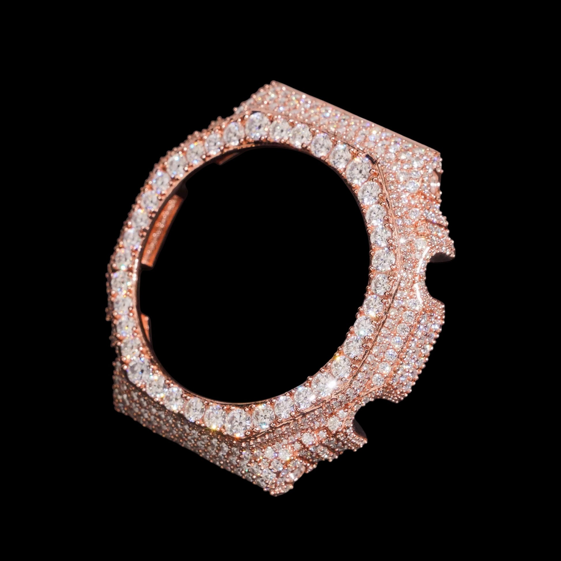 Bezel Halo Solitaire Casioak Iced Out - Solitaire