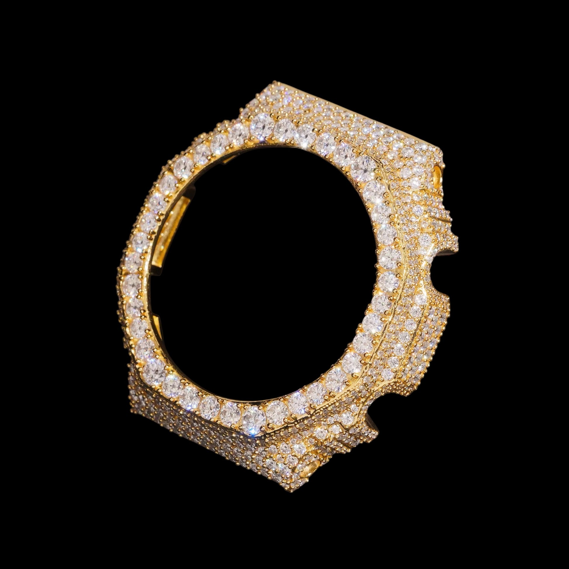 Bezel Halo Solitaire Casioak Iced Out - Solitaire
