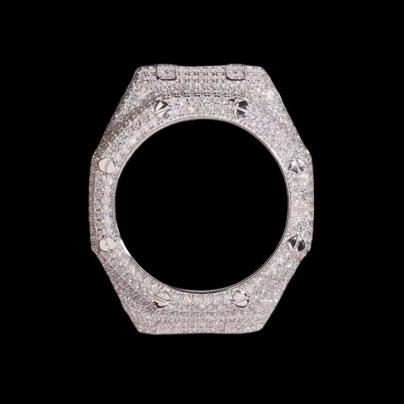 Bezel octagon Casioak Iced Out - Solitaire