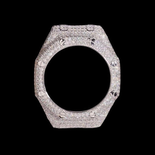 Bezel octagon Casioak Iced Out - Solitaire