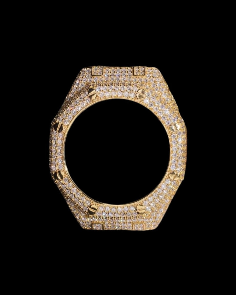 Bezel octagon Casioak Iced Out - Solitaire
