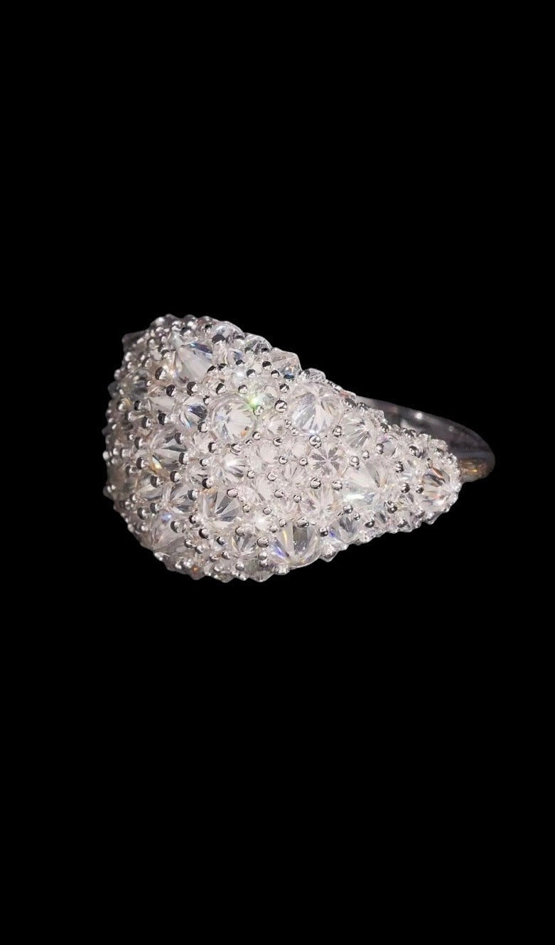 Bague Reversed Stones En Moissanite - Solitaire