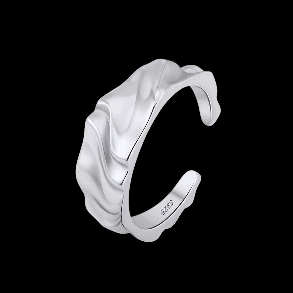 Bague Malton En Argent S925 - Solitaire